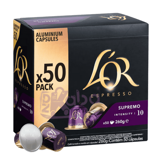 L'Or Espresso Coffee Capsule SUPREMO Intensity 10 T50