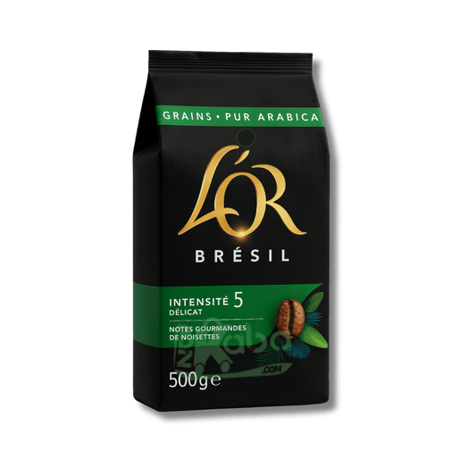 L'Or Coffee Beans Brésil Pure Arabica Intensity 5 500g