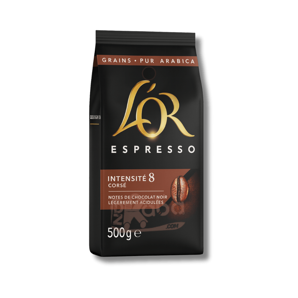 L'Or Coffee Beans Espresso Pure Arabica Intensity 8 500g