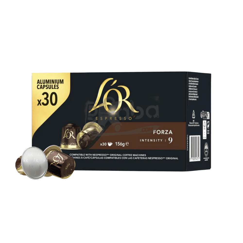 L'Or Espresso Coffee Capsule FORZA Intensity 9 T30