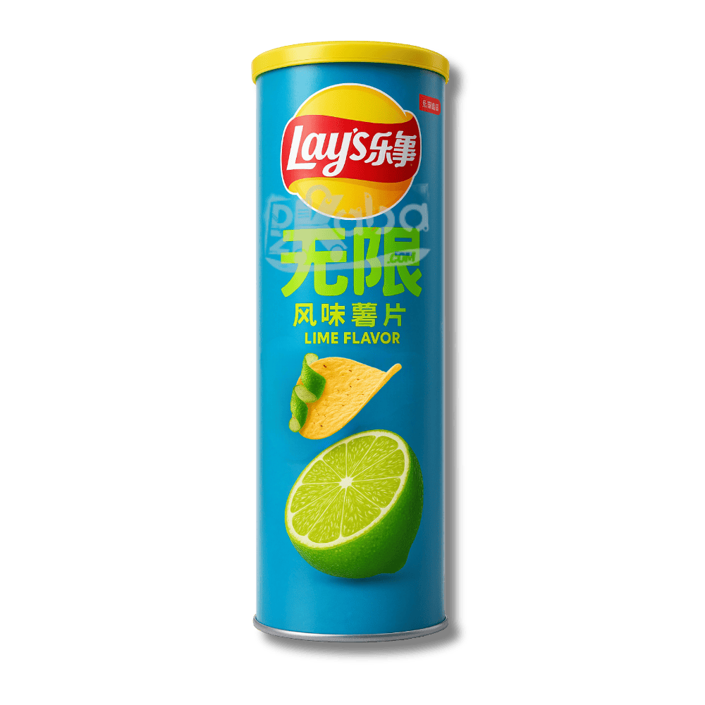 Chips Lay's Citron Vert de Chine 110 g 