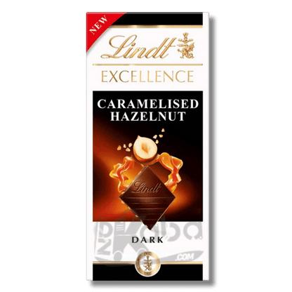 Chocolat noir Lindt Excellence Noisette Caramélisée 100 g