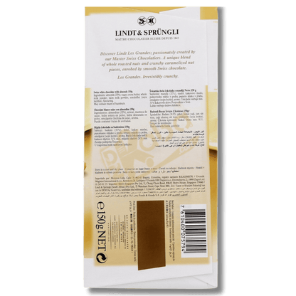 Amandes enrobées de chocolat blanc Lindt Les Grandes 150 g