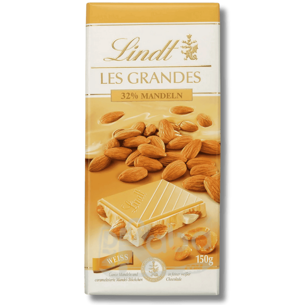 Amandes enrobées de chocolat blanc Lindt Les Grandes 150 g