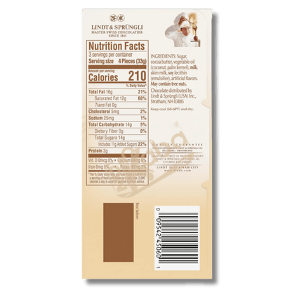Lindt Lindor Blanc 100g