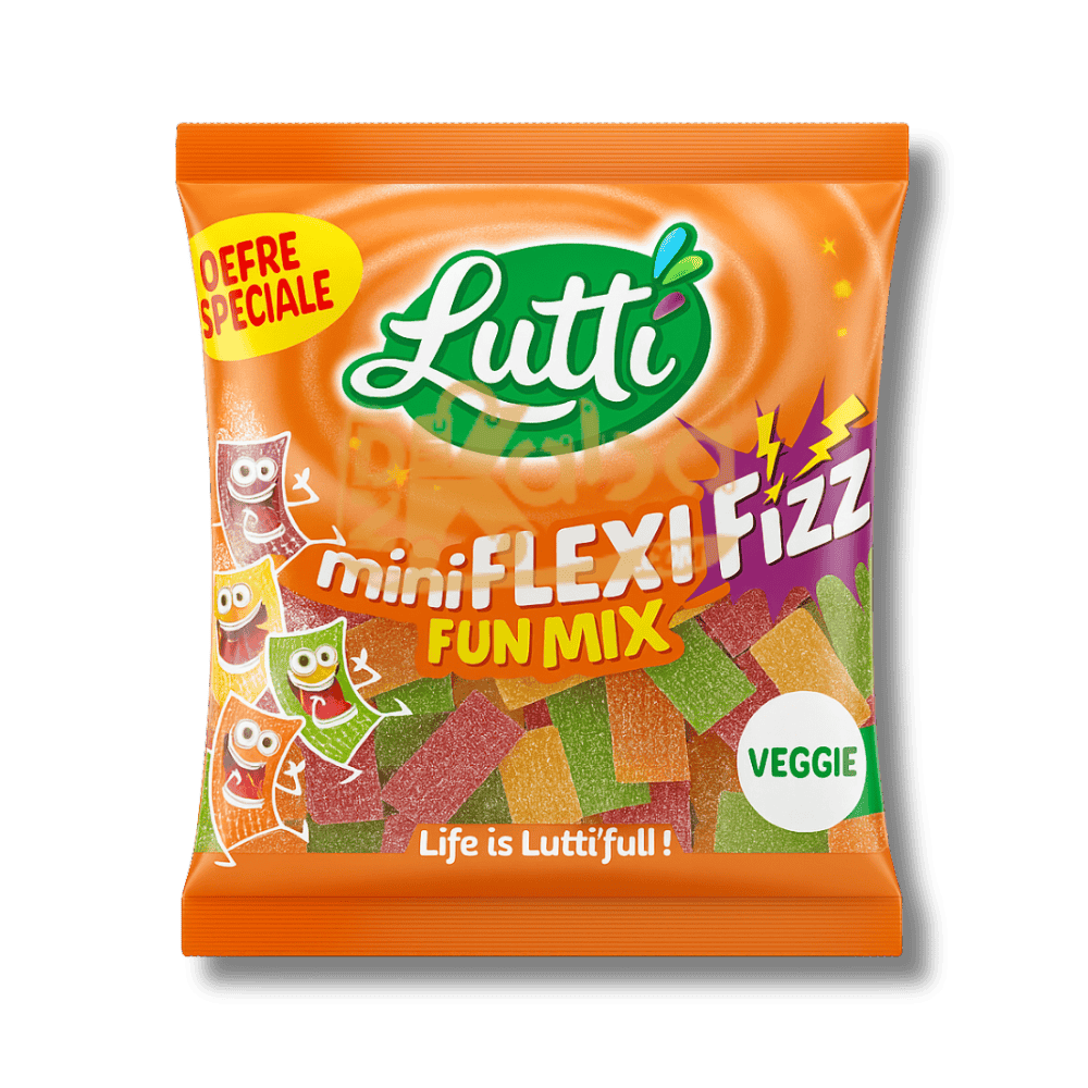 Lutti Mini Flexi Fizz Fun Mix 216g