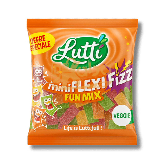 Lutti Mini Flexi Fizz Fun Mix 216g