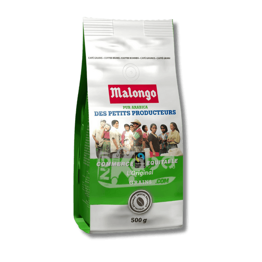 Malongo Coffee Beans Des Petits Producteurs Pure Arabica Fairtrade 500g