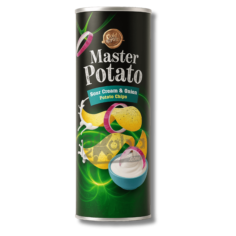 Chips Master Potato Crème aigre et oignon 160 g