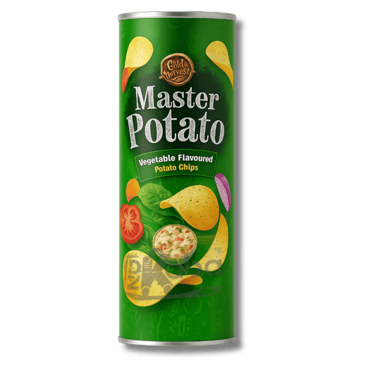 Master Potato Vegetable Flavoured Potato Chips 160g