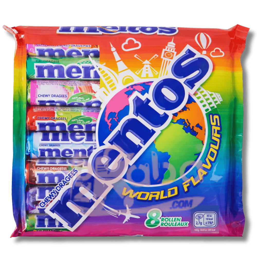 Mentos Dragées à mâcher Saveurs du monde T8