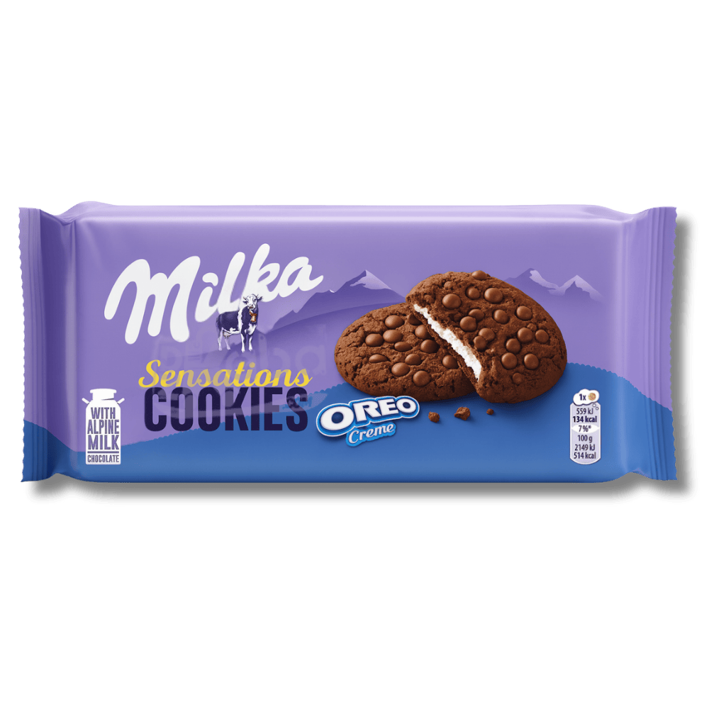 Milka Sensations Biscuits Oreo Crème 156g