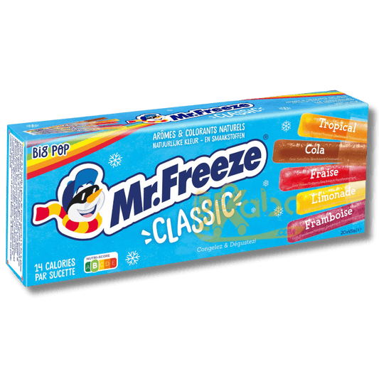 Mr. Freeze Classic Ice Pops Assorted Flavors T20