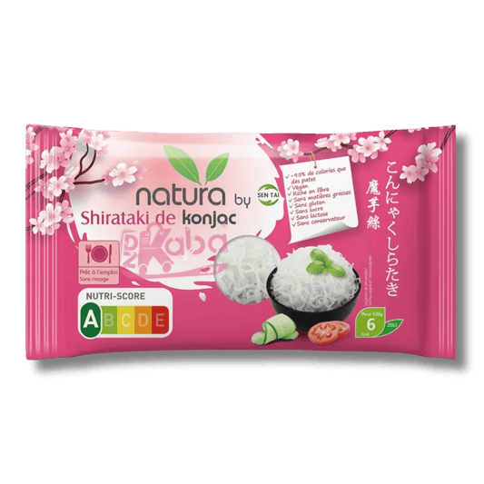 Natura by Shirataki de Konjac noodles Gluten Free Sugar Free Fat Free 250g
