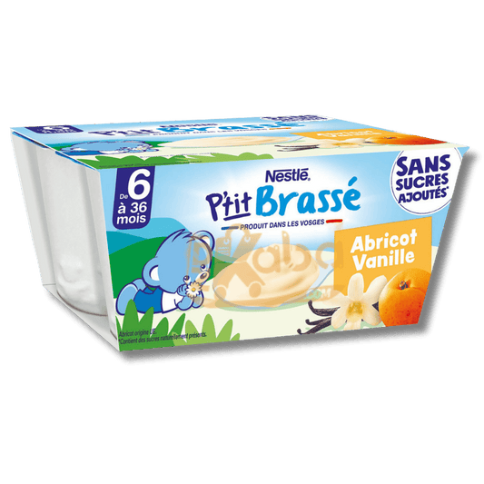 Nestlé P’tit Brassé Apricot Vanilla 4x90g