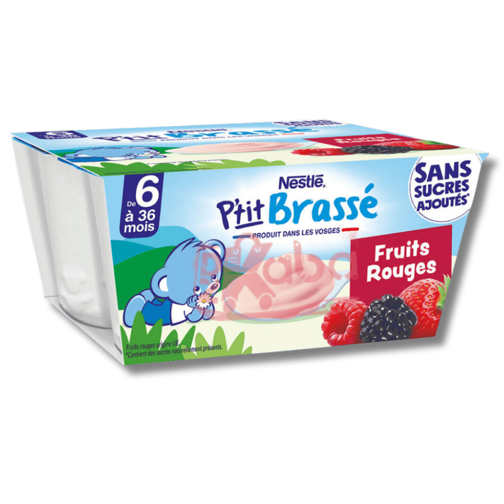 Nestlé P’tit Brassé Red Fruits 4x90g