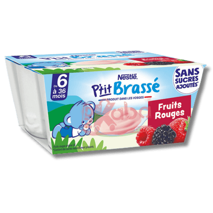 Nestlé P’tit Brassé Red Fruits 4x90g