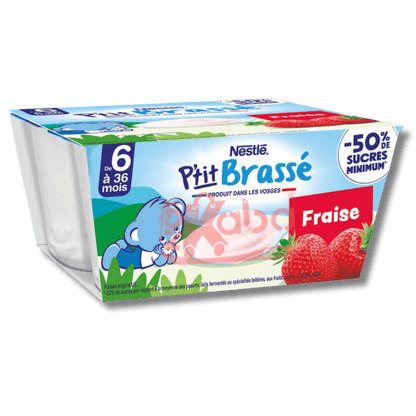 Nestlé P’tit Brassé Strawberry 4x100g