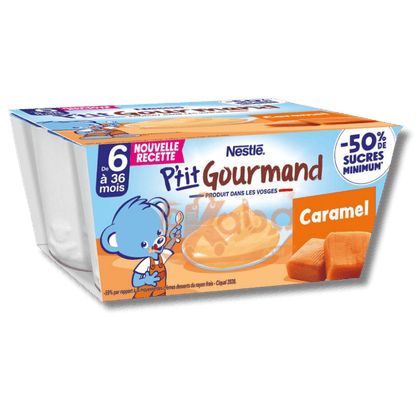 Nestlé P’tit Gourmand Caramel 4x100g