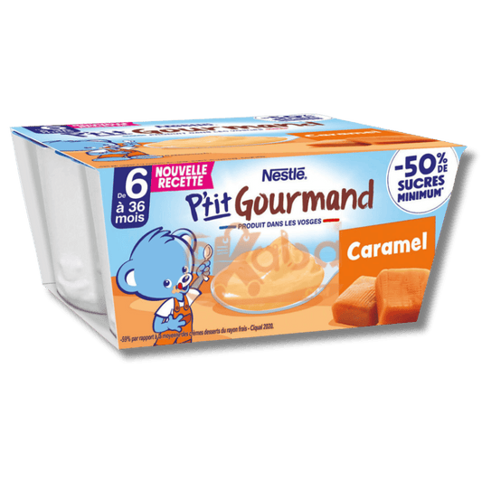 Nestlé P’tit Gourmand Caramel 4x100g