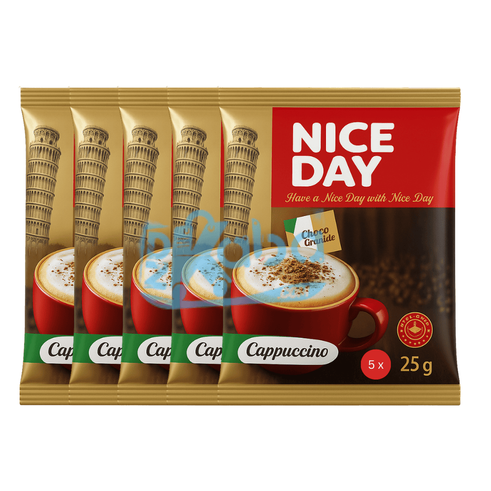 Nice Day Instant Coffee Cappuccino Choco Granule x5