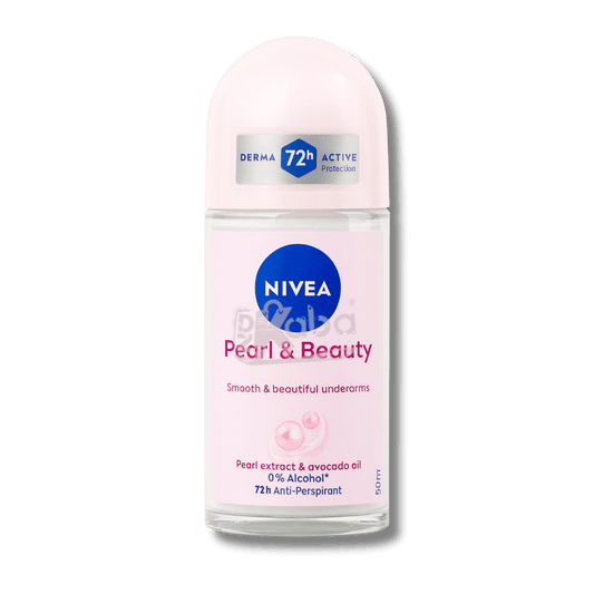 Nivea Anti-Perspirant Roll-On Pearl & Beauty Alcohol-Free 72H 50ml