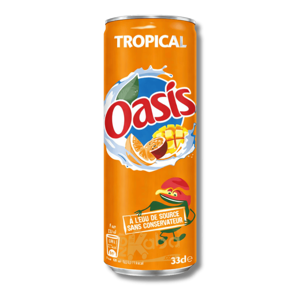 Boisson gazeuse tropicale Oasis 330 ml