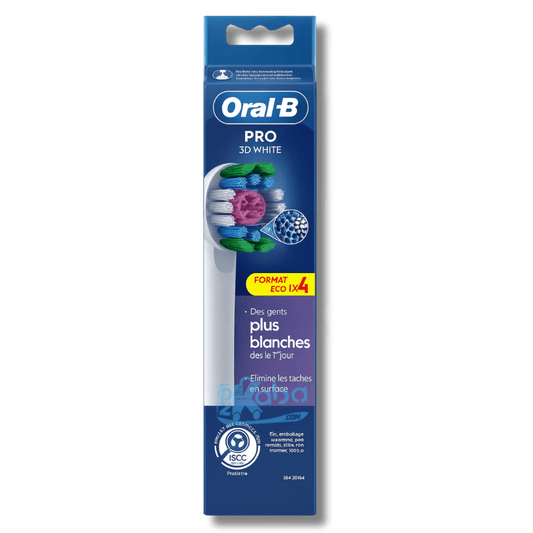 Oral-B Toothbrush Heads Pro 3D White T4