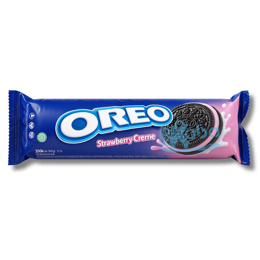 Oreo Strawberry Creme Biscuits 120g