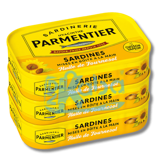 Parmentier Sardines in Sunflower Oil 135g T3
