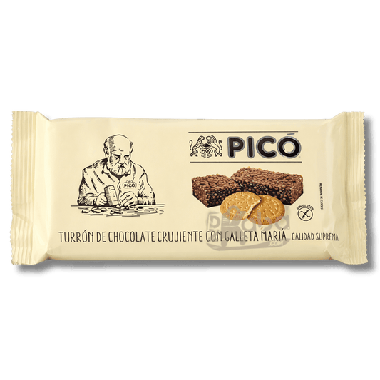 Picó Chocolate Bar Turrón Crujiente con Galleta María 200g
