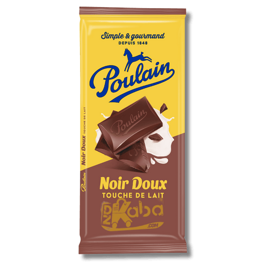 Poulain Dark Chocolate Mild with a Touch of Milk 100g
