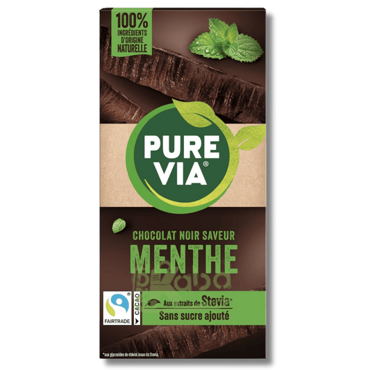 Pure Via Dark Chocolate Mint Sugar Free 100g
