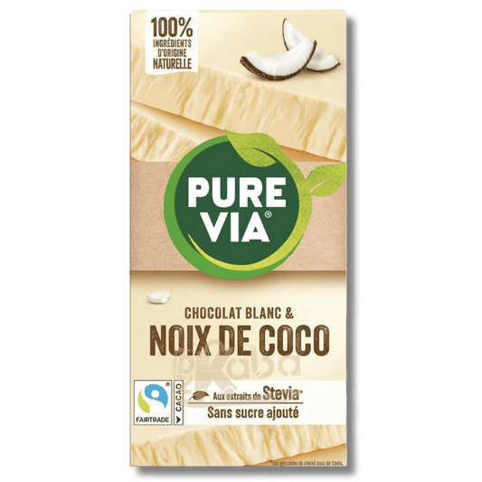 Pure Via White Chocolate Coconut Sugar Free 100g