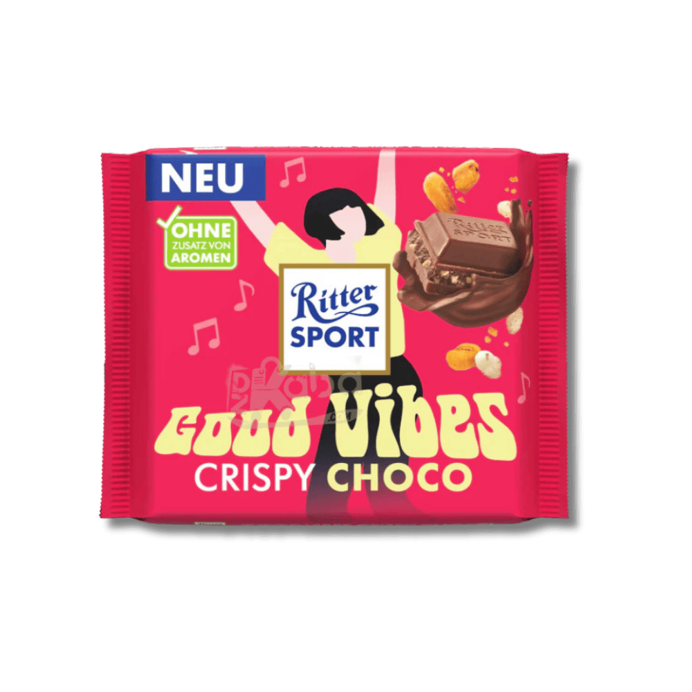 Chocolat au lait Ritter Sport Good Vibes Croustillant 100 g