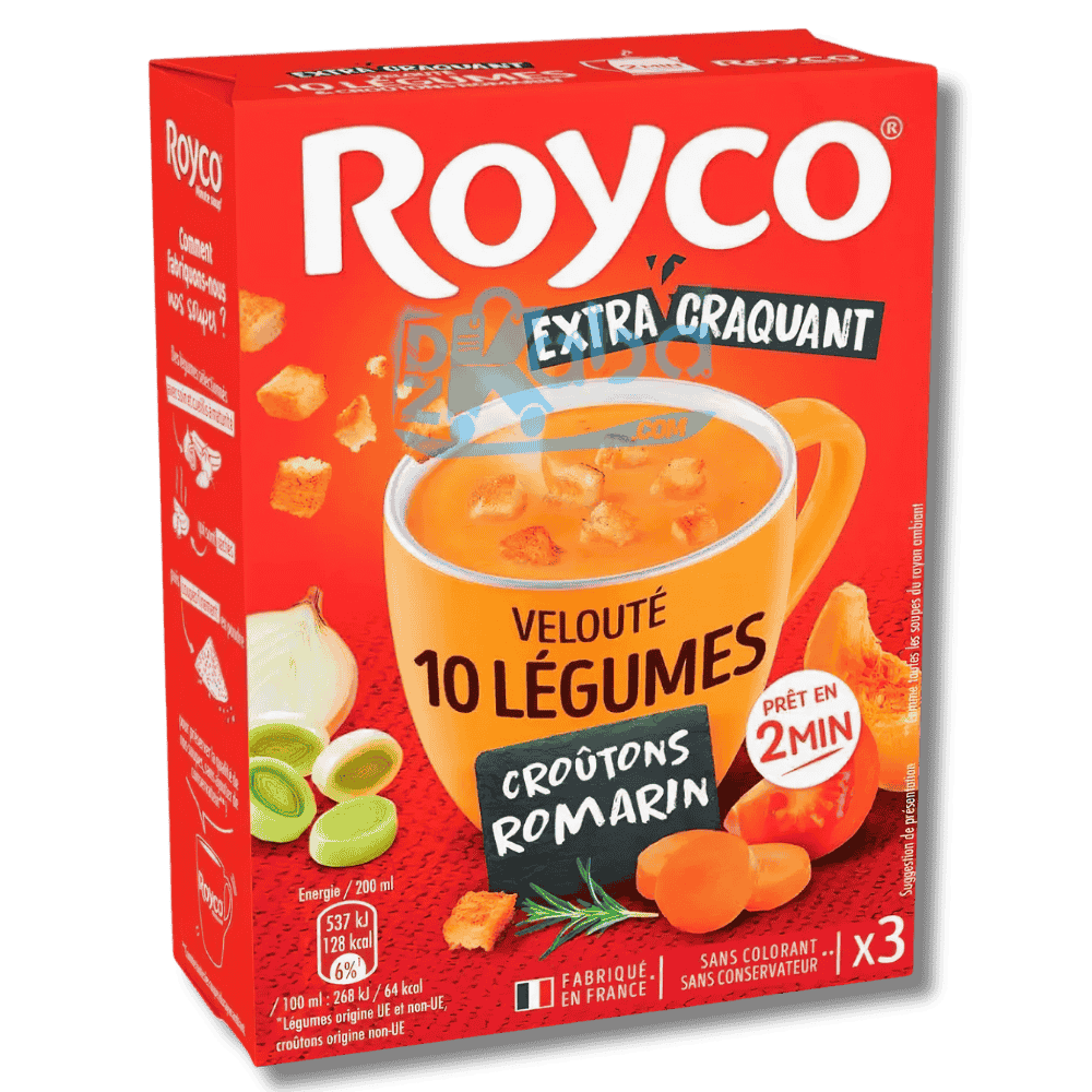 Royco Instant Soup Velouté 10 Vegetables with Rosemary Croutons T3