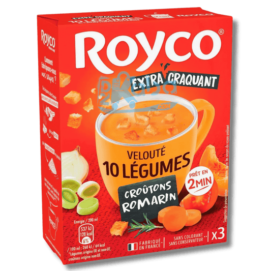 Royco Instant Soup Velouté 10 Vegetables with Rosemary Croutons T3