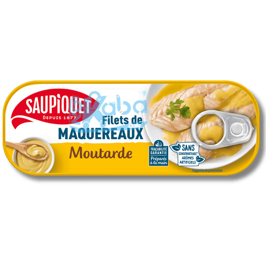 Saupiquet Mackerel Fillets Mustard 169g