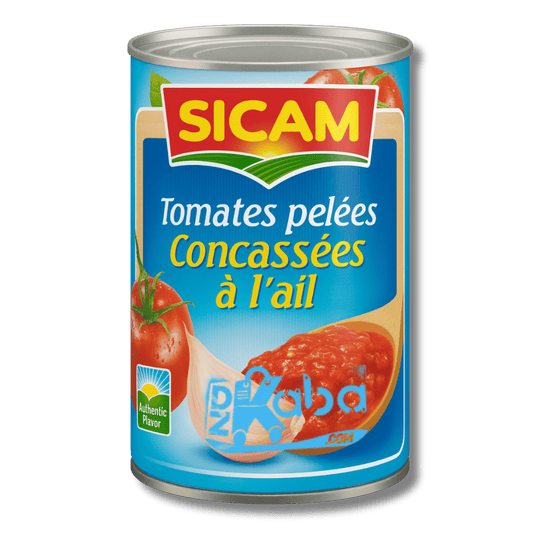 SicamPeeledCrushedTomatoeswithGarlicCan400g
