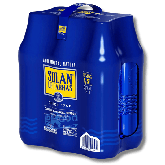Solan de Cabras Natural Mineral Water 6x1.5L
