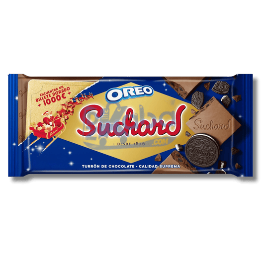 Suchard Oreo Milk Chocolate Turrón 230g