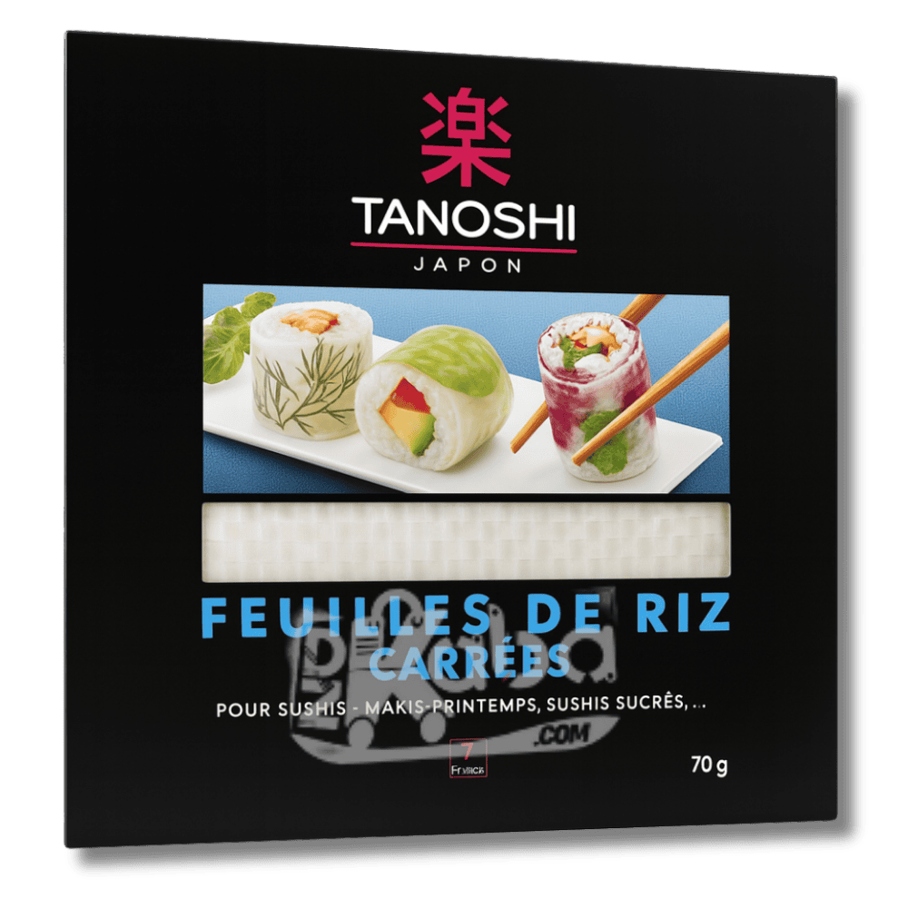 Tanoshi Rice Sheets Squares T7