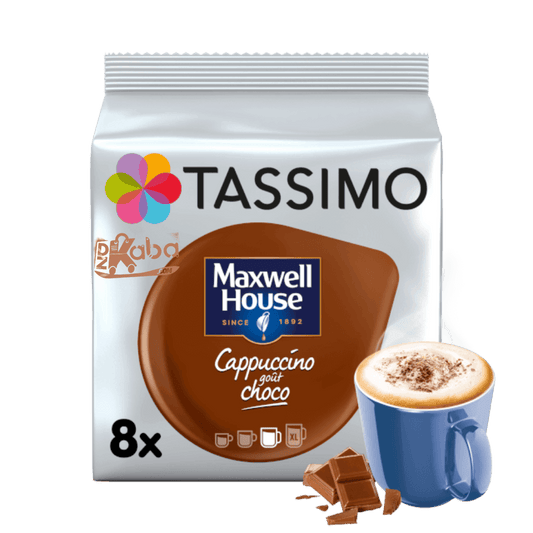 Tassimo Coffee Pods Maxwell House Cappuccino Choco T8