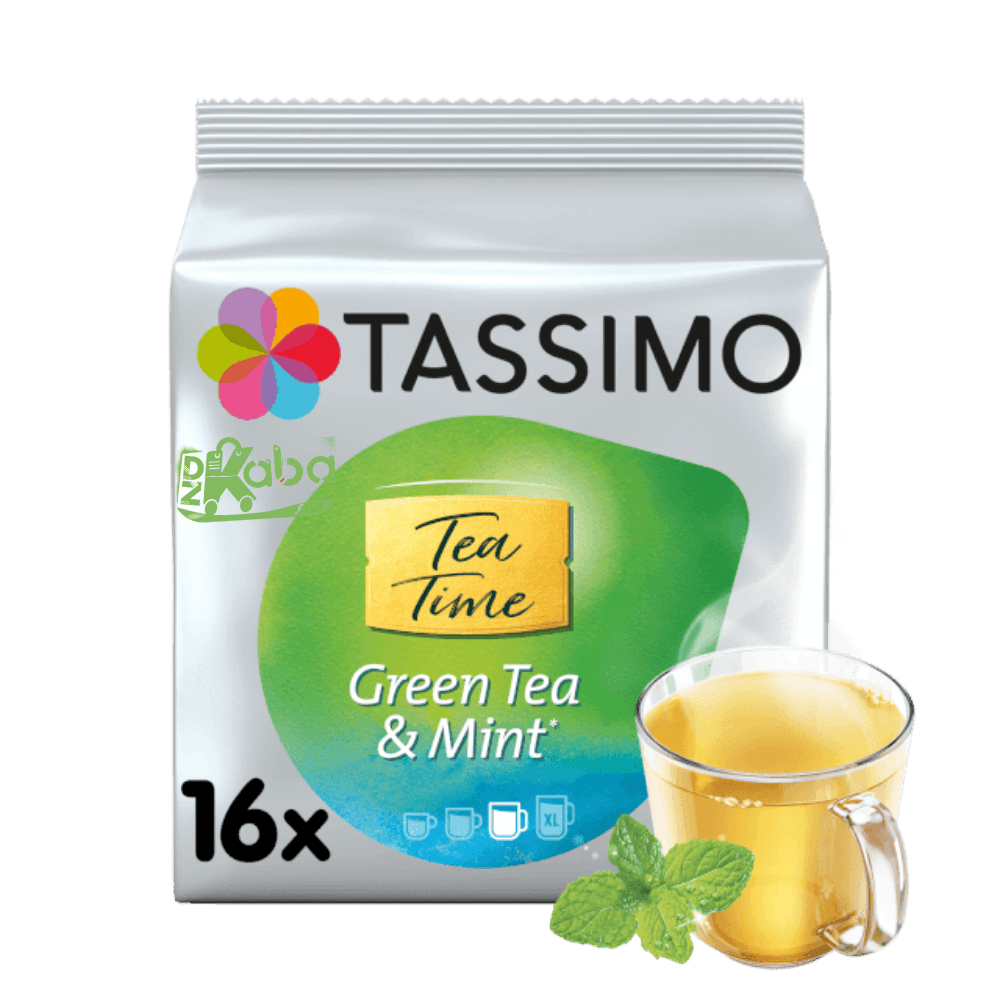Tassimo Tea Pods Tea Time Green Tea & Mint T16