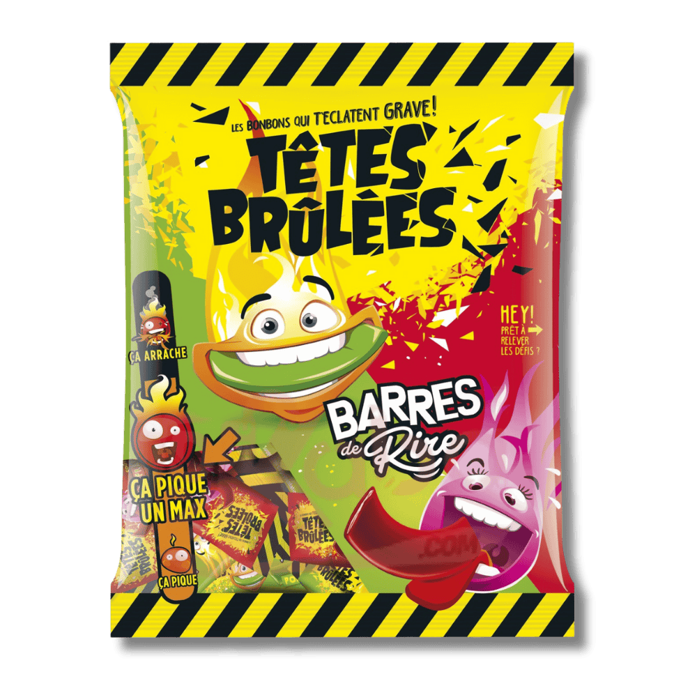 Têtes Brûlées Barres de Rire 200g