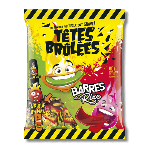 Têtes Brûlées Barres de Rire 200g
