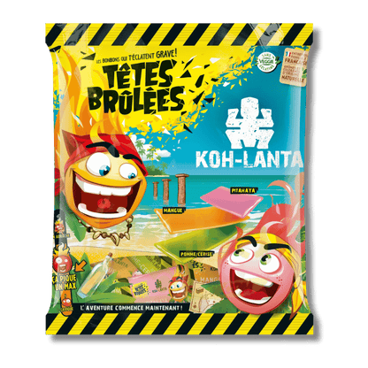 Têtes Brûlées Koh-Lanta Bonbons Aigre 150g
