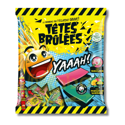 Têtes Brûlées YAAAH! Bonbon aigre 180g