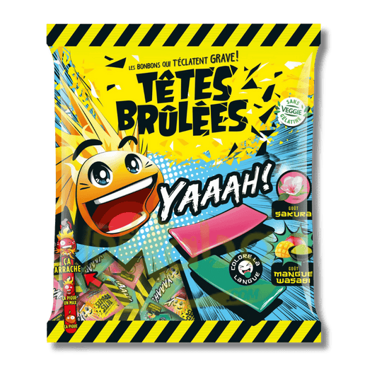 Têtes Brûlées YAAAH! Sour Candy 180g