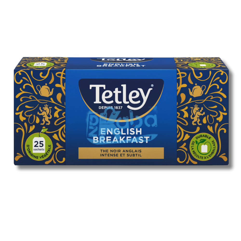 Thé noir Tetley English Breakfast T25 